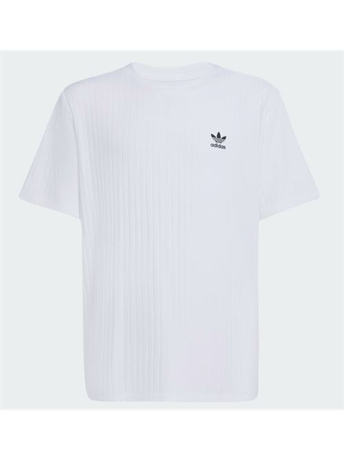 wide rib tee ADIDAS ORIGINAL | JX5179WHITE/BLACK